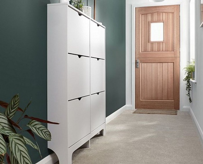 Narrow depth shoe storage best sale