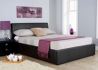 ASCOT FAUX LEATHER BED FRAMES FROM £199