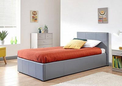 END LIFT FAUX LEATHER BED FRAMES FROM £169