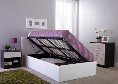 SIDE LIFT FAUX LEATHER BED FRAMES FROM £169