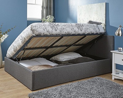 SIDE LIFT FABRIC BED FRAMES FROM £179
