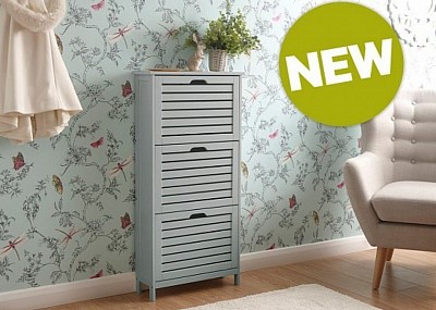 Bergen 2 tier shoe cabinet best sale